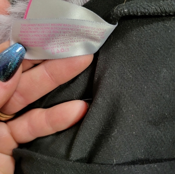 No Boundaries Black Pink Floral Bodycon Mini Dress Medium - Picture 6 of 8